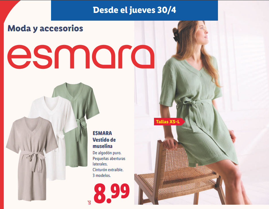 Colección esmara desde el 30 de abril que arrasará: Novedades de moda en Lidl