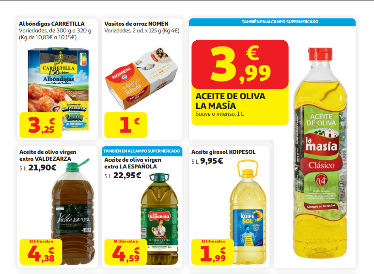 Mejores ofertas de Alcampo (hasta el 13 de mayo)