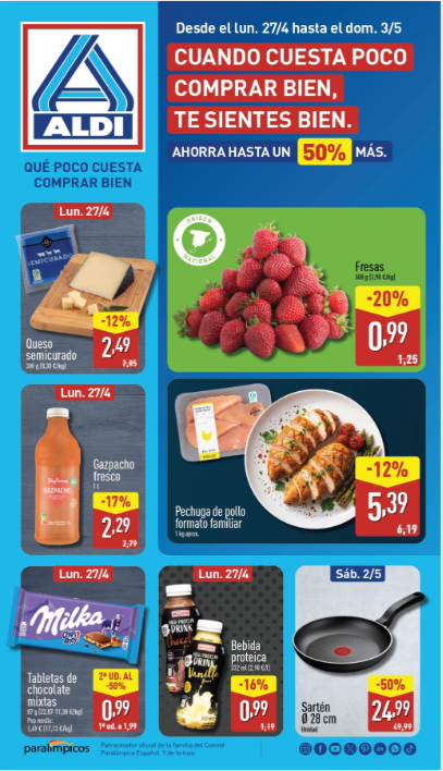 Folleto ALDI del 27 de abril al 3 de mayo de 2026