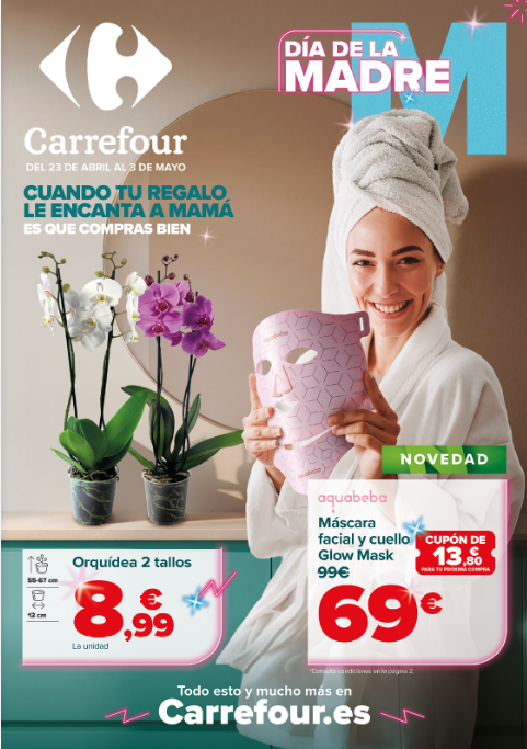 Catálogo Día de la Madre en Carrefour hasta el 4 de mayo de 2026: ideas de regalo baratas y originales