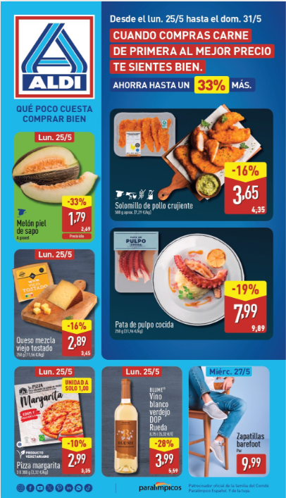 Folleto ALDI del 25 al 31 de mayo de 2026
