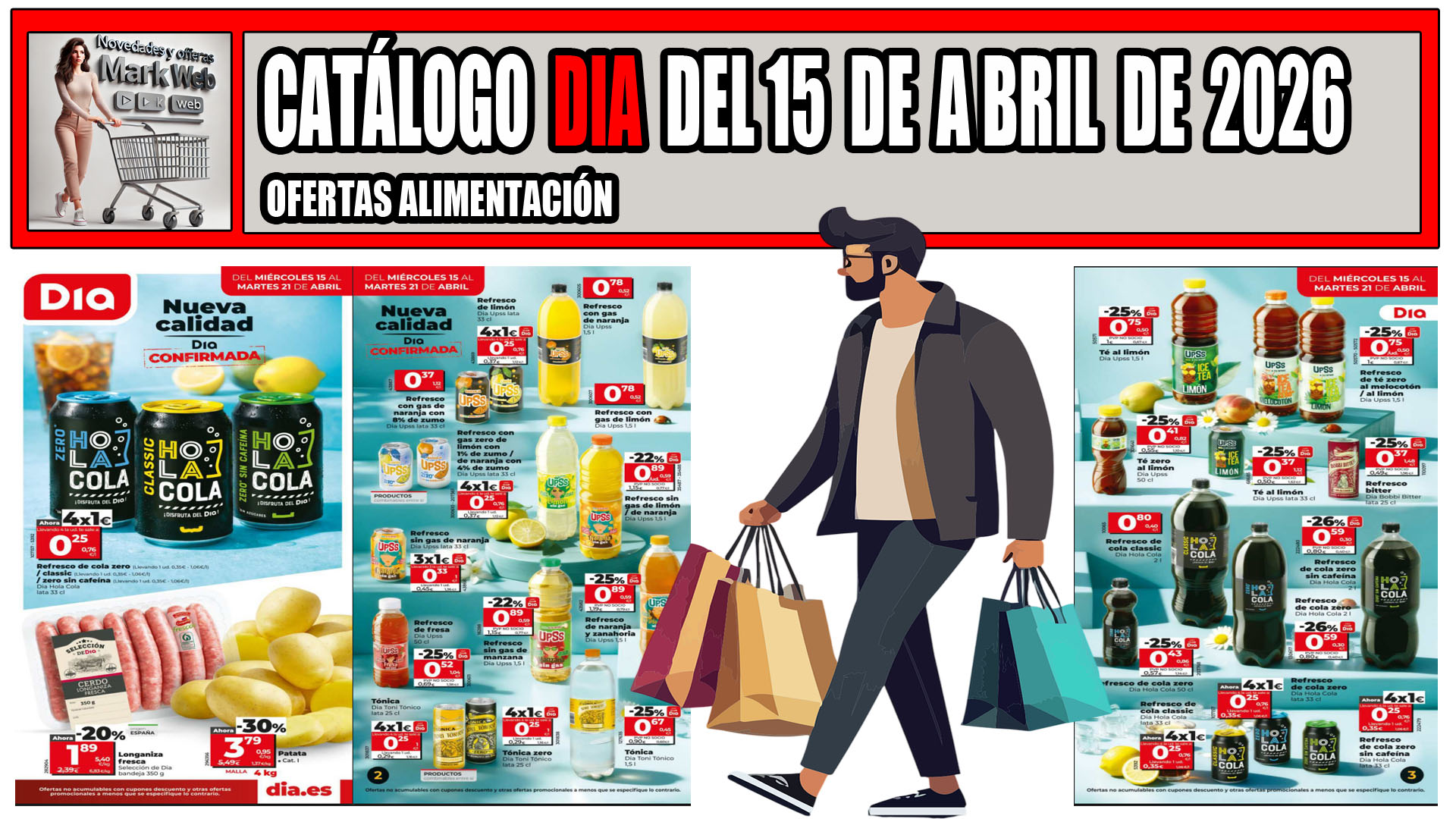 Ofertas DIA del 15 al 21 de abril de 2026 Ofertas DIA del 15 al 21 de abril de 2026