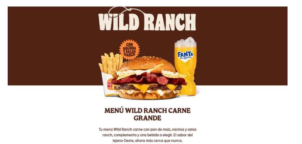 Nueva Wild Ranch de Burger King