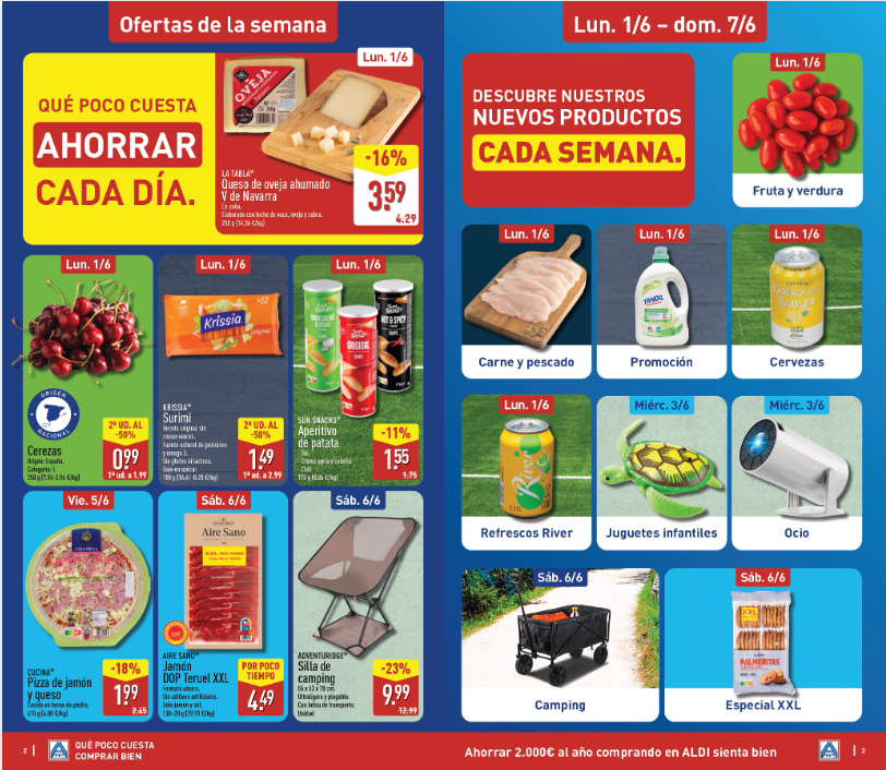 Ofertas ALDI junio 2026: todos los folletos y promociones del mes