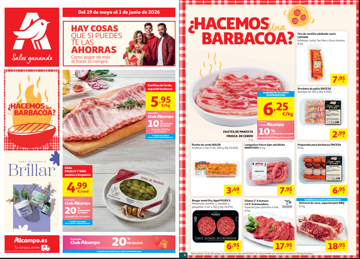 Catálogo ALCAMPO hasta el 1 de junio de 2026: refrescos, cerveza, agua y bebidas en promoción