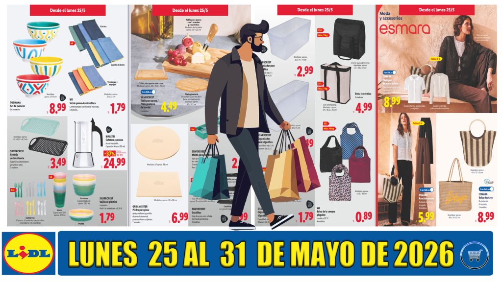 Folleto BAZAR LIDL del 25 de mayo de 2026