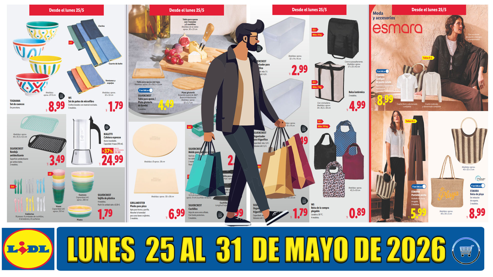 Folleto BAZAR LIDL del 25 de mayo de 2026: electrodomésticos, ventiladores y ofertas para el verano