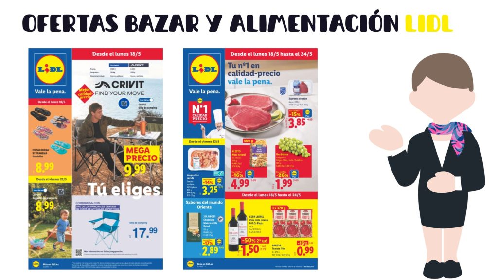 Ofertas Lidl Bazar + Alimentación del 18 al 24 de mayo de 2026