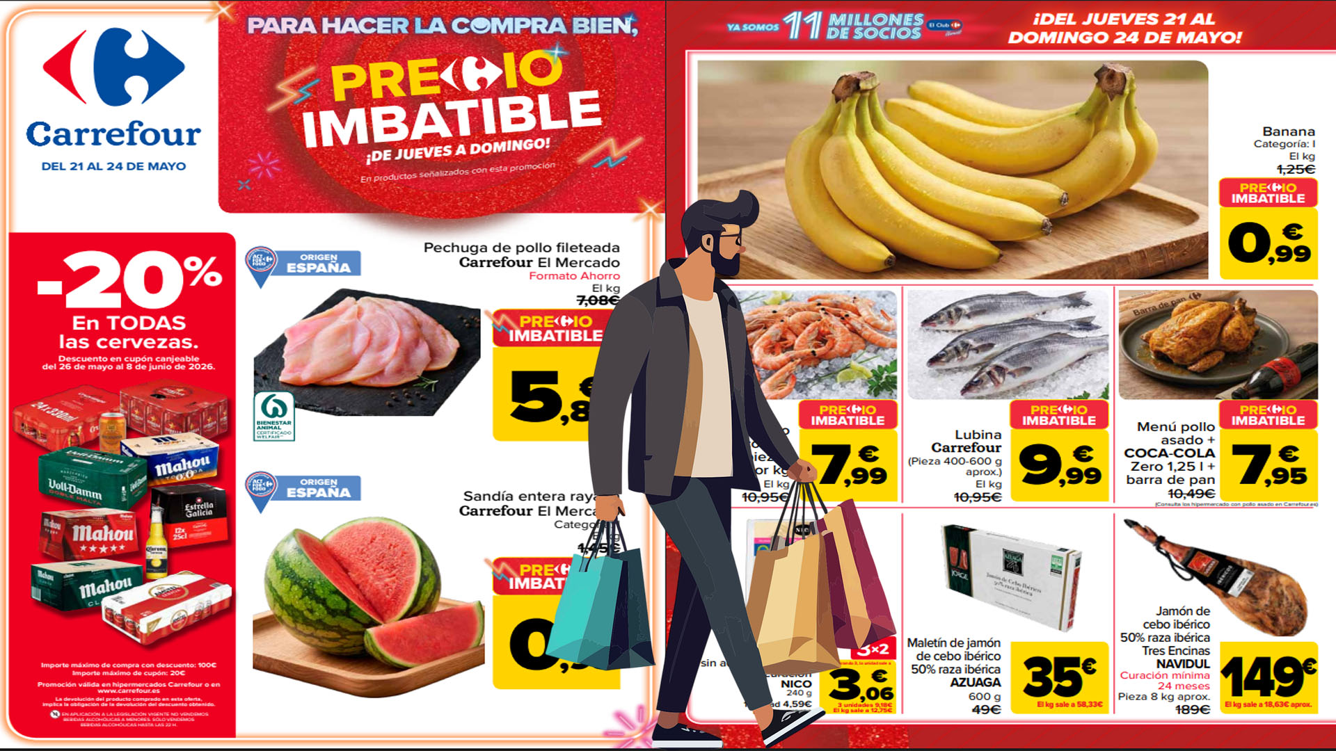 Precios imbatibles en Carrefour del 21 al 24 de mayo de 2026 Carrefour “Precios Imbatibles” del 21 al 24 de mayo de 2026