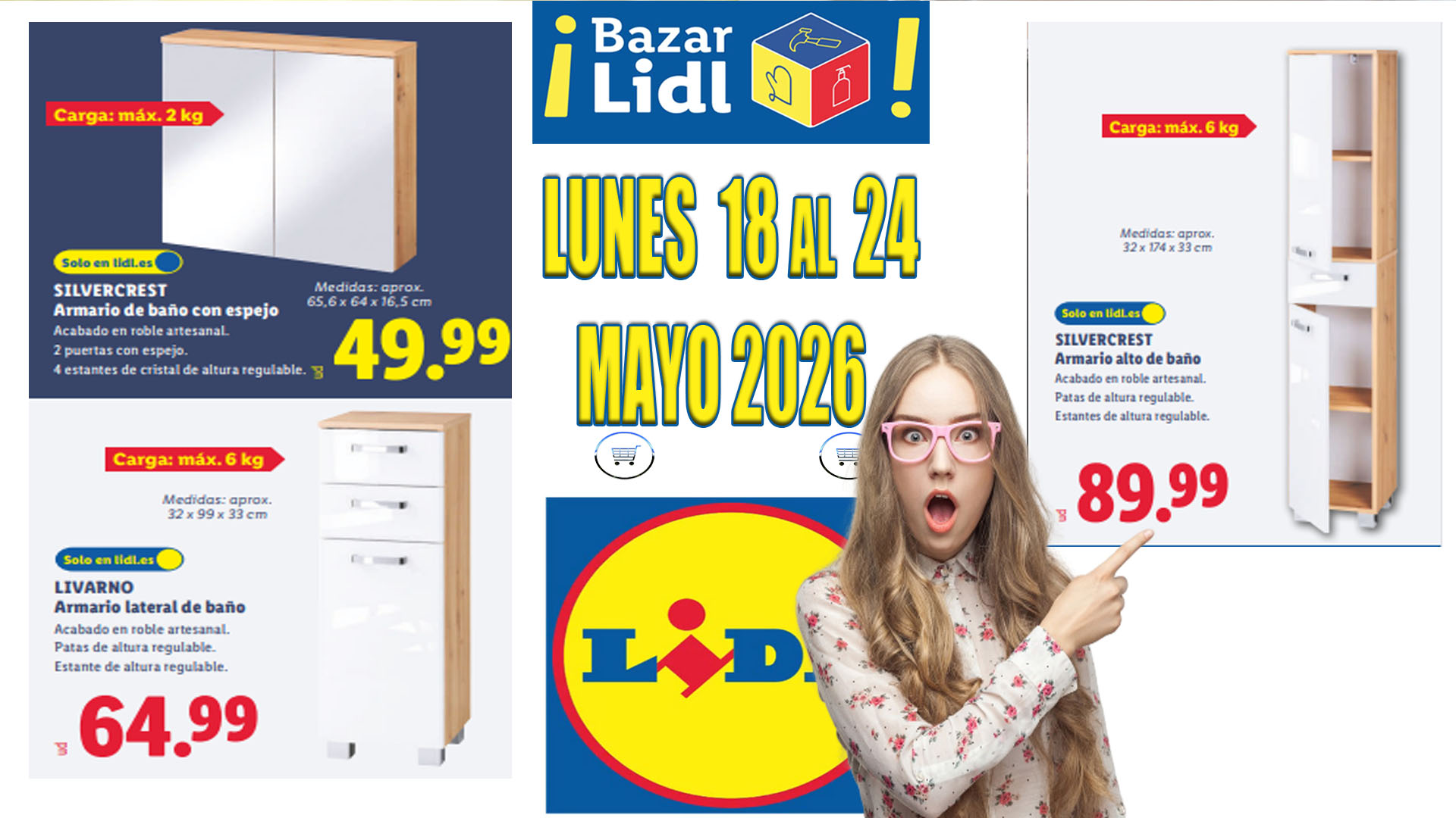 Próximo catálogo Lidl Bazar del 18 de mayo de 2026: camping, bricolaje, hogar y moda