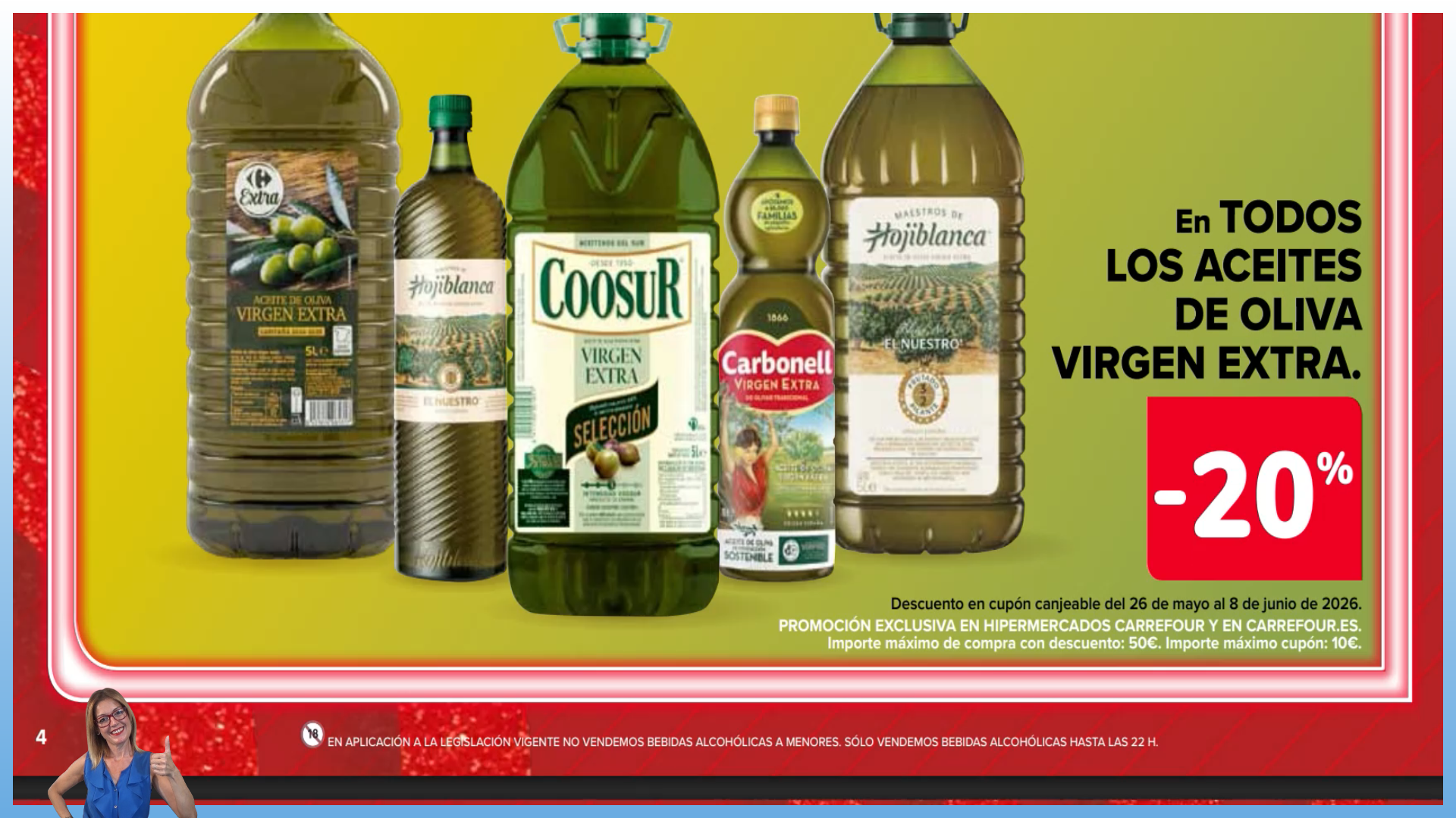 descuento aceite de oliva en Carrefour Carrefour sorprende con un 20 % de descuento en todos los aceites de oliva virgen extra
