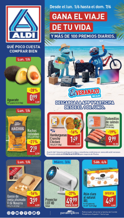 👉 Descubre el folleto ALDI del 1 al 7 de junio de 2026