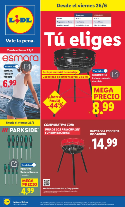 Folleto Lidl Bazar del 22 al 28 de junio de 2026