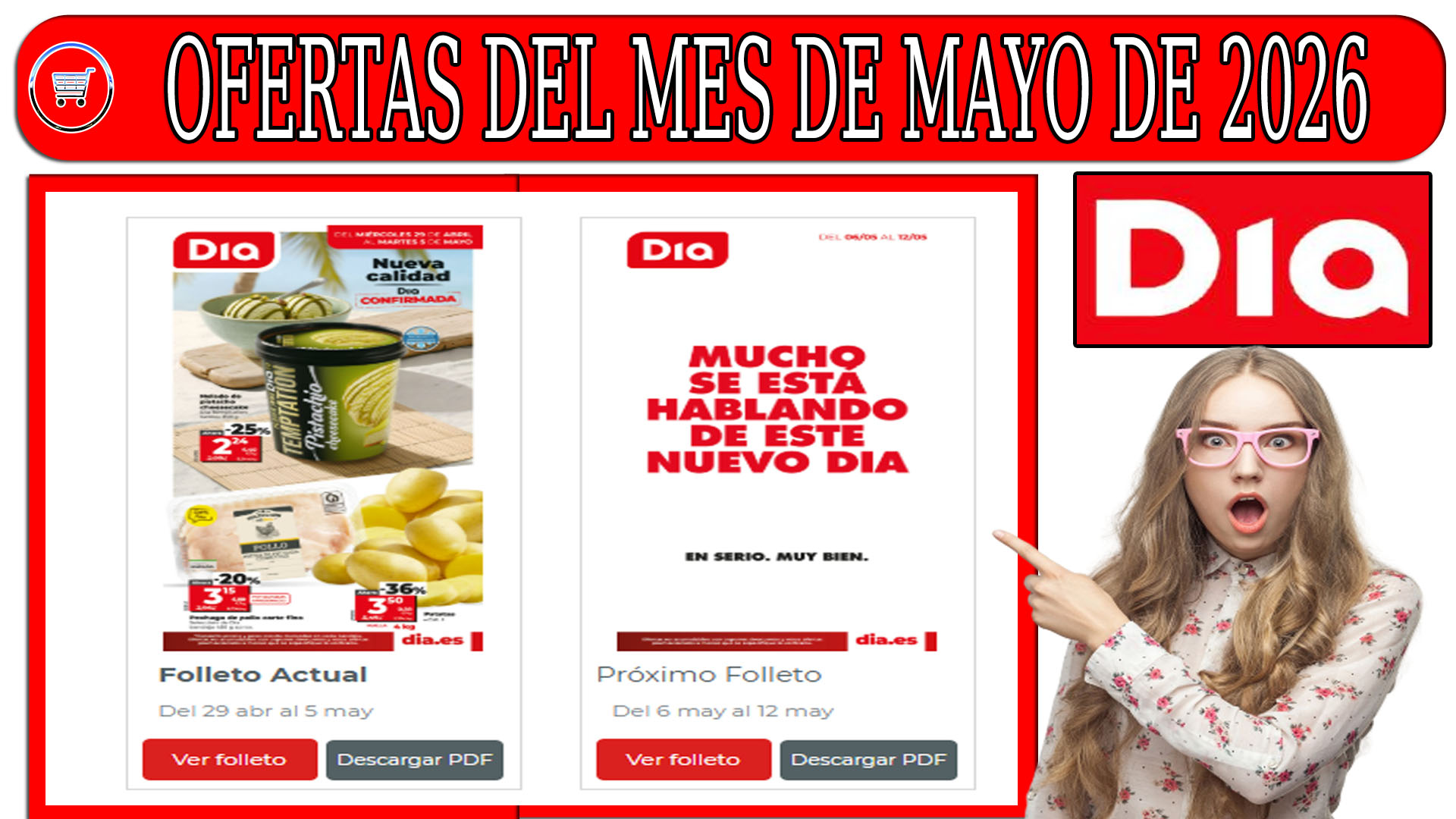 Ofertas y catálogos DIA de mayo de 2026: todos los folletos y promociones del mes