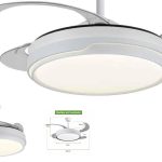 ventilador de techo retráctil con luz LED (1)
