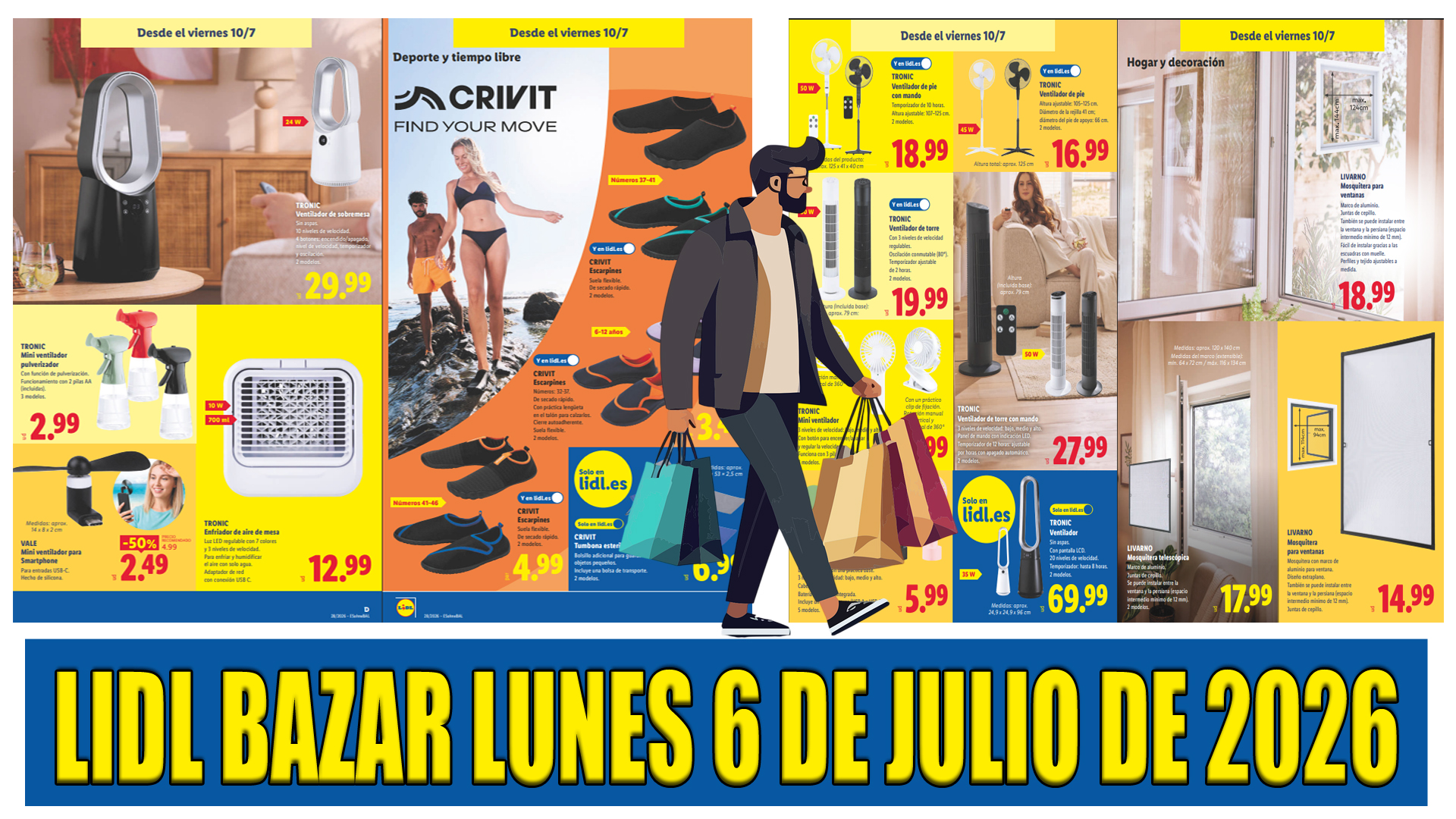 Catálogo Bazar LIDL del 6 al 12 de julio de 2026: jardín, hogar, bricolaje y grandes ofertas
