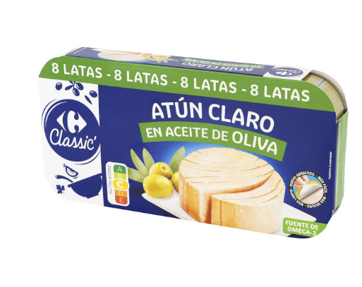 Carrefour lanza una promoción 3x2 en su atún en aceite de oliva
