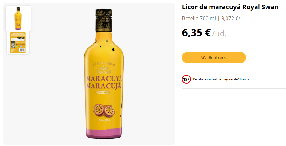 Mercadona lanza un nuevo licor de maracuyá que promete convertirse en la sensación del verano