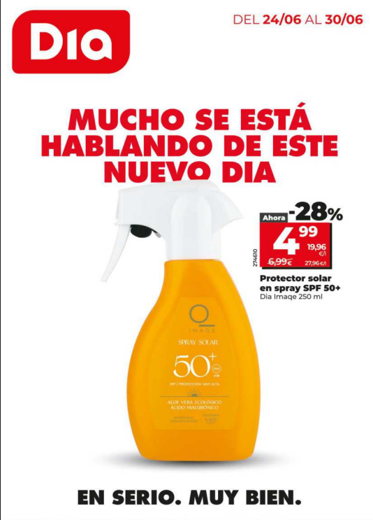 DIA lanza un protector solar SPF 50+ por menos de 5 euros que promete convertirse en uno de los productos estrella del verano