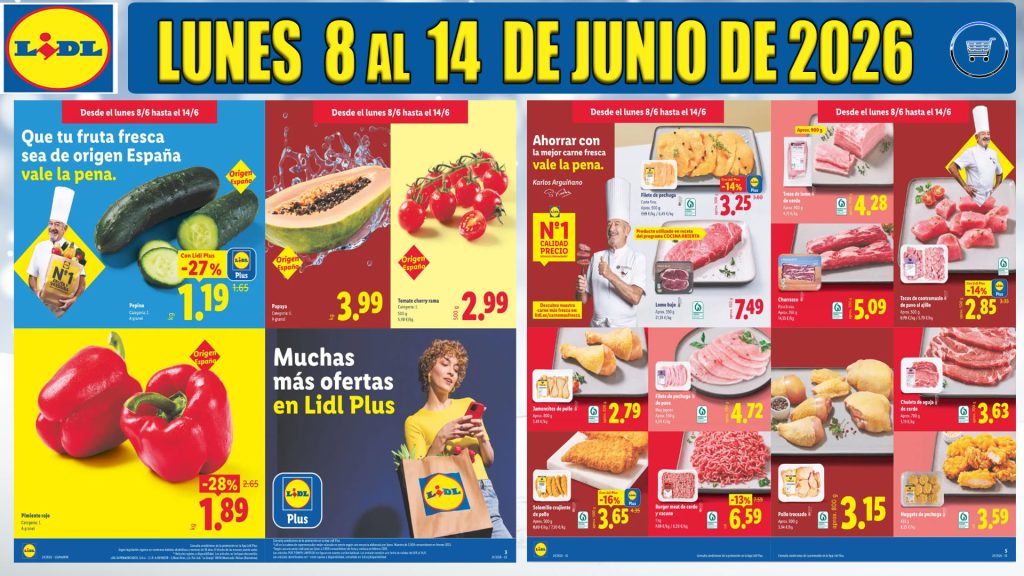 catálogo Lidl del 8 al 14 de junio de 2026
