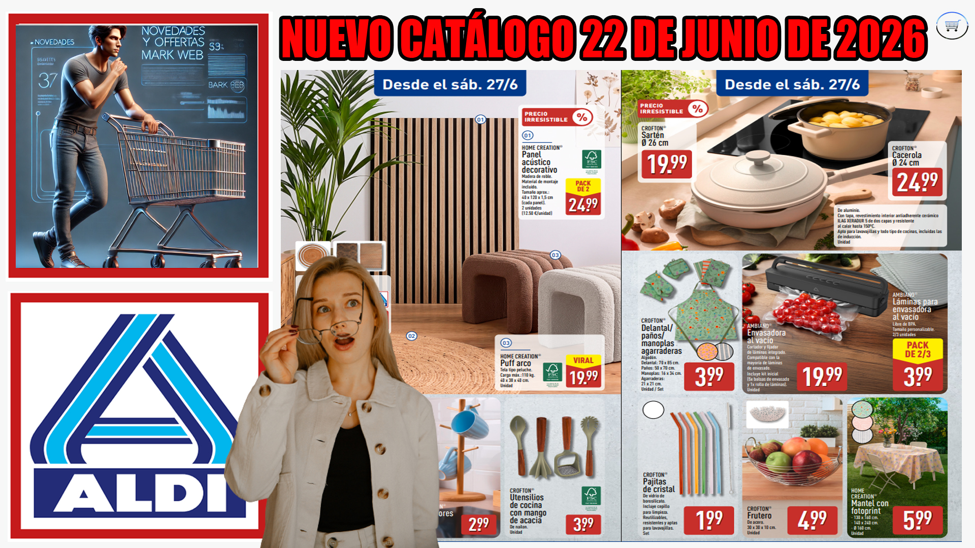 Catálogo ALDI del 22 al 28 de junio de 2026: las mejores ofertas para ahorrar en tu compra