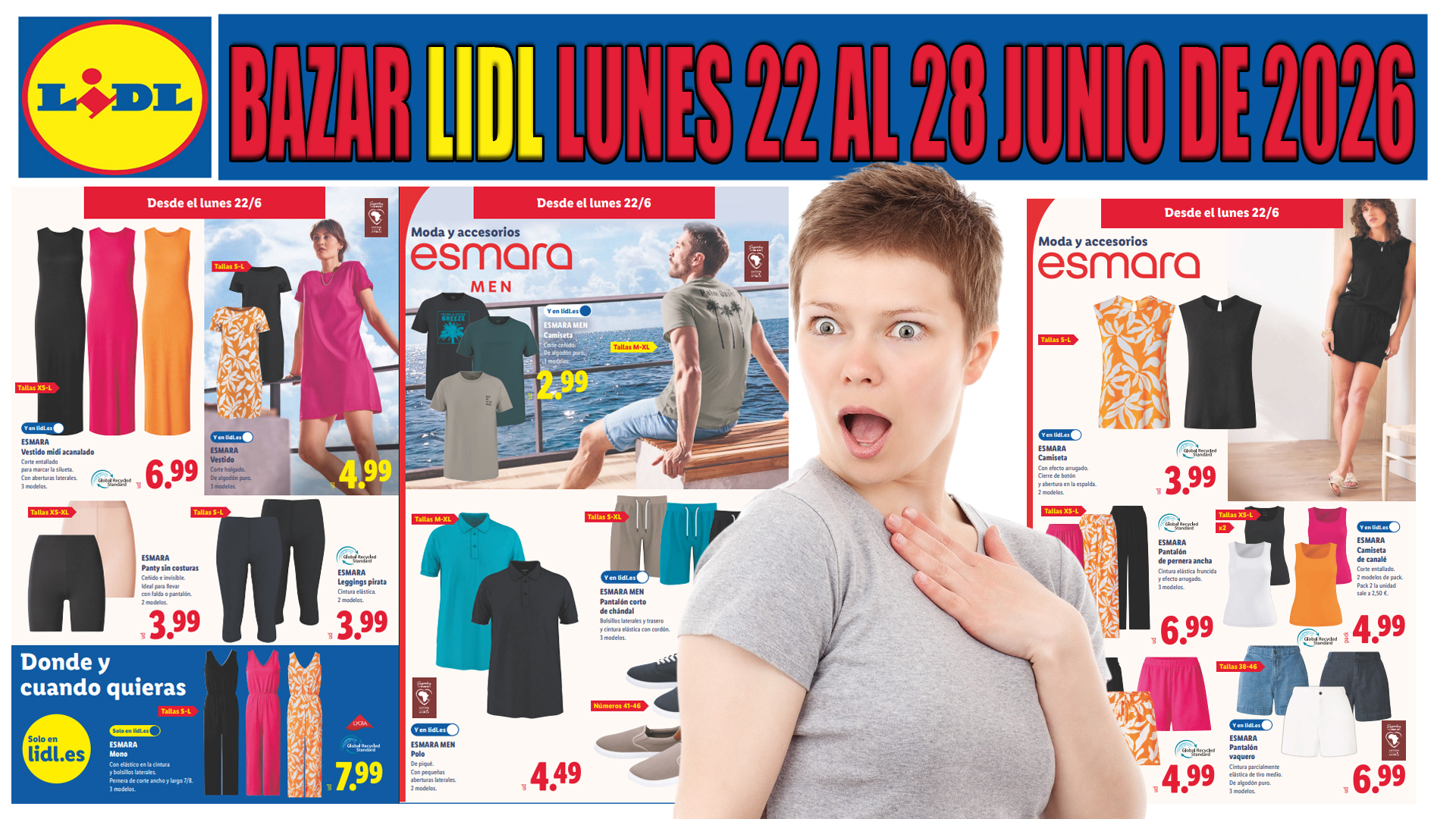 Catálogo Lidl Bazar del 22 al 28 de junio de 2026: las mejores ofertas en bricolaje, jardín, deporte y hogar
