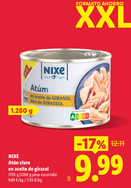 La oferta de Lidl que sorprende a los amantes del atún