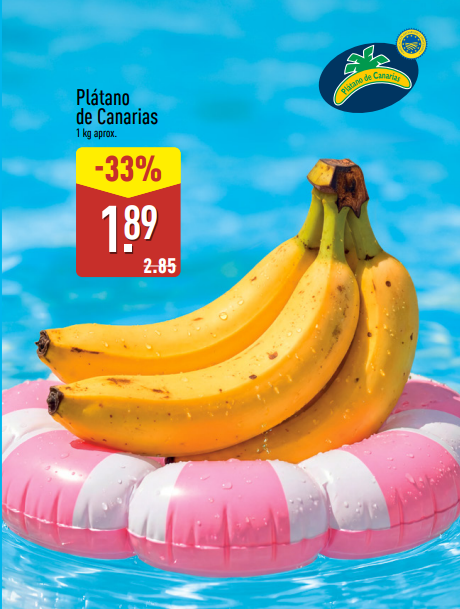 El Plátano de Canarias baja de precio en Aldi