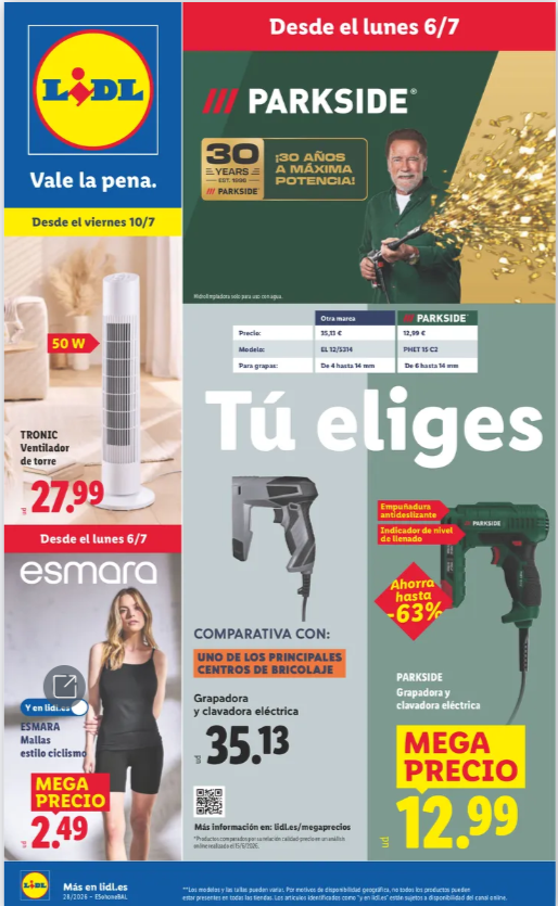 👉 Consulta aquí el catálogo Bazar LIDL del 6 al 12 de julio de 2026.