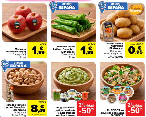 Productos destacados con el 50% Que Vuelve en Carrefour