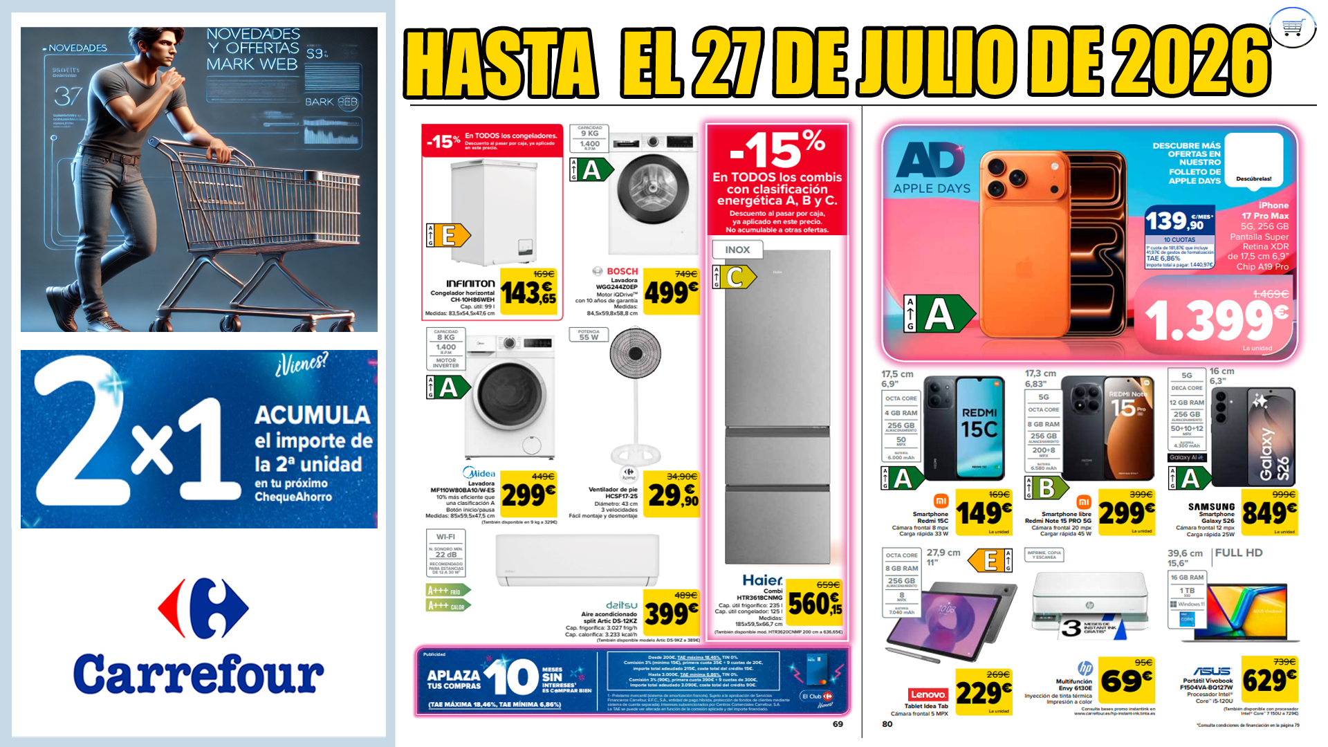 CARREFOUR 2X1 HASTA EL 27 DE JULIO DE 2026
