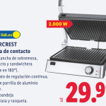 Lidl lanza una parrilla de contacto 3 en 1 SilverCrest