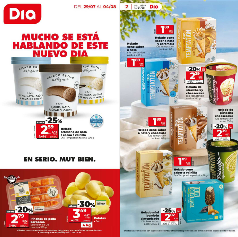 Nuevo folleto DIA del 29 de julio al 4 de agosto de 2026: las mejores ofertas para ahorrar en tu compra semanal