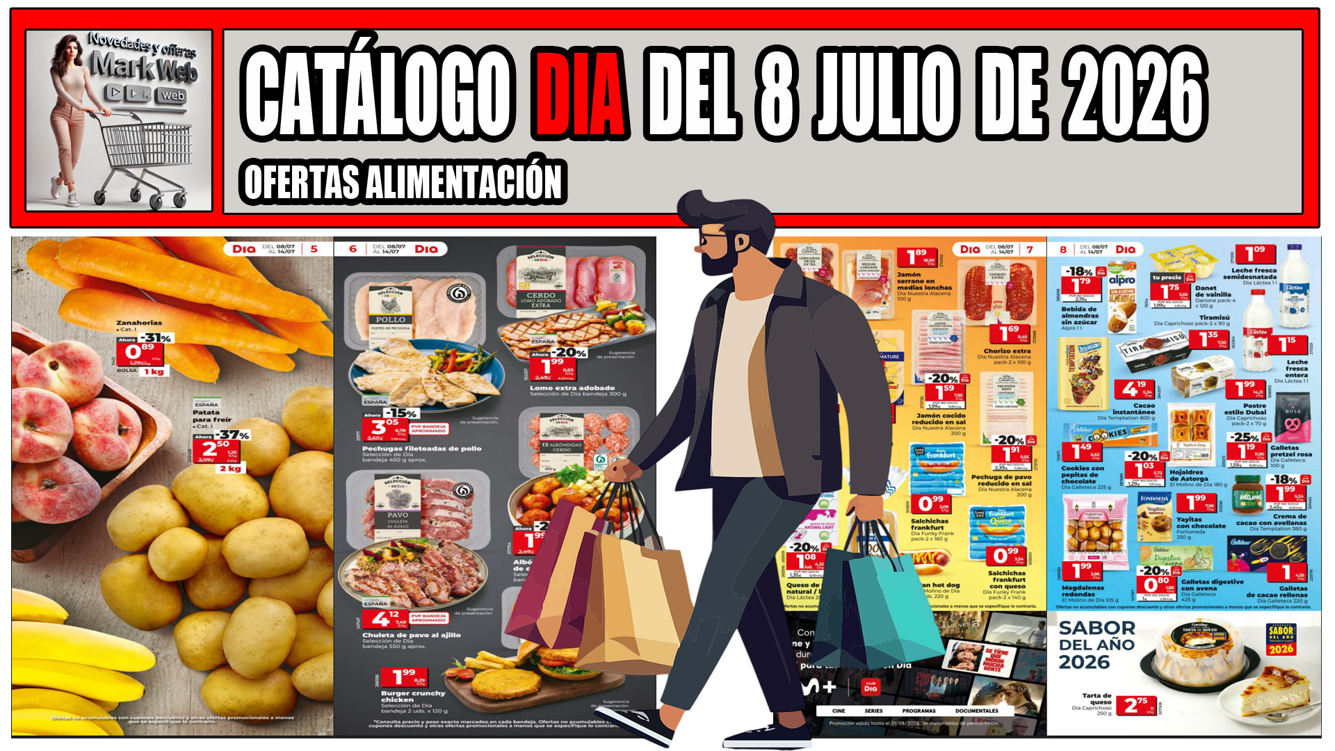 Próximo catálogo DIA del 8 al 14 de julio de 2026: descubre las nuevas ofertas en alimentación