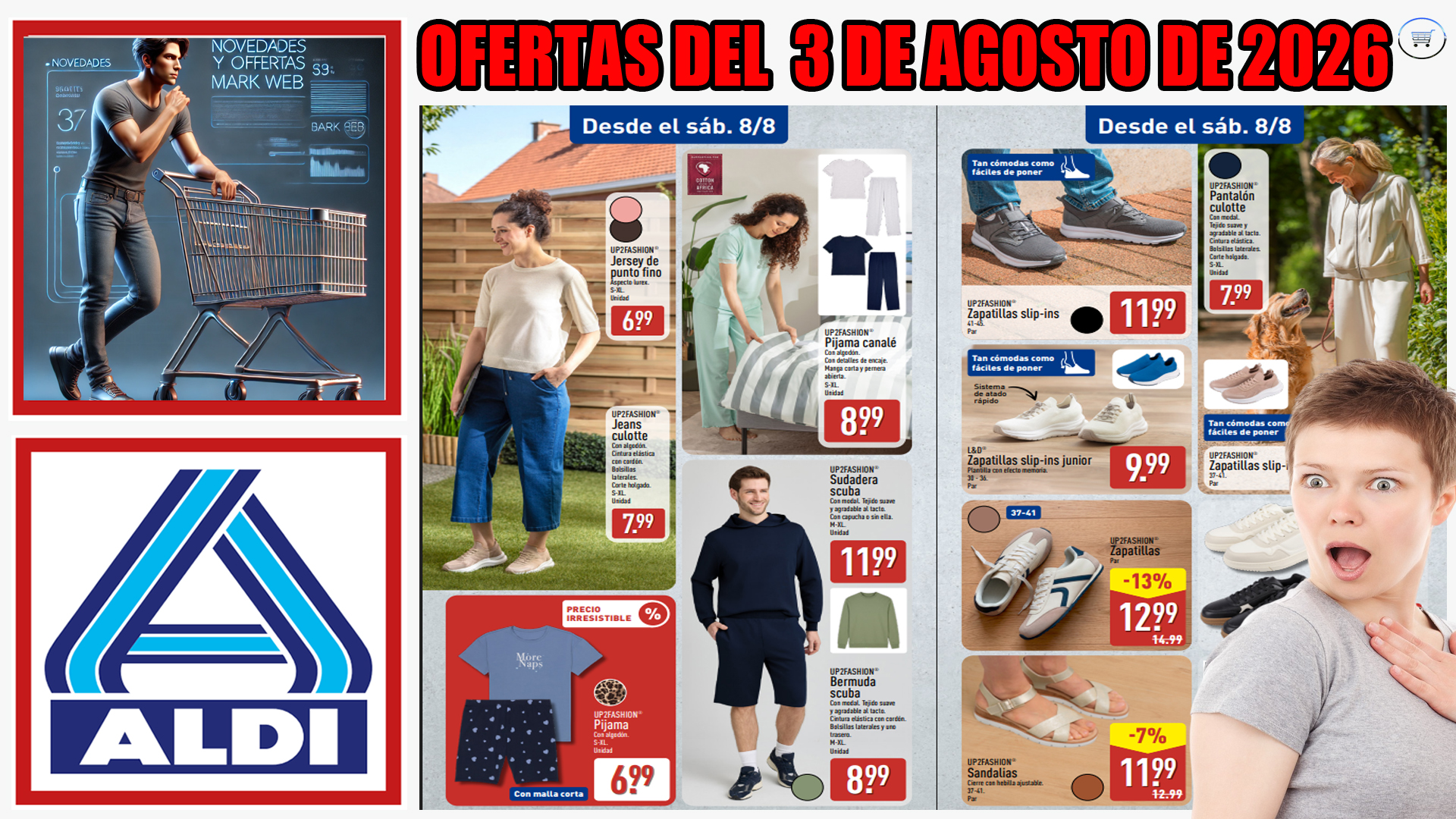 Nuevo catálogo ALDI del 3 al 9 de agosto de 2026 ofertas irresistibles en alimentación, frescos, hogar y productos de verano