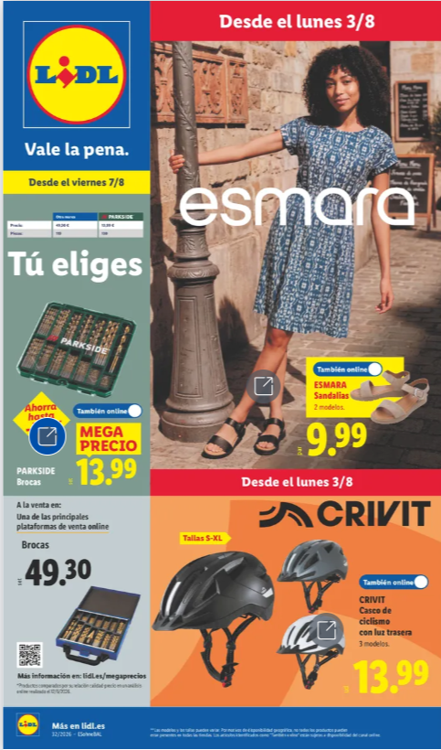 👉 Descubre todas las ofertas del catálogo Bazar LIDL del 3 al 9 de agosto de 2026 en nuestro análisis completo.