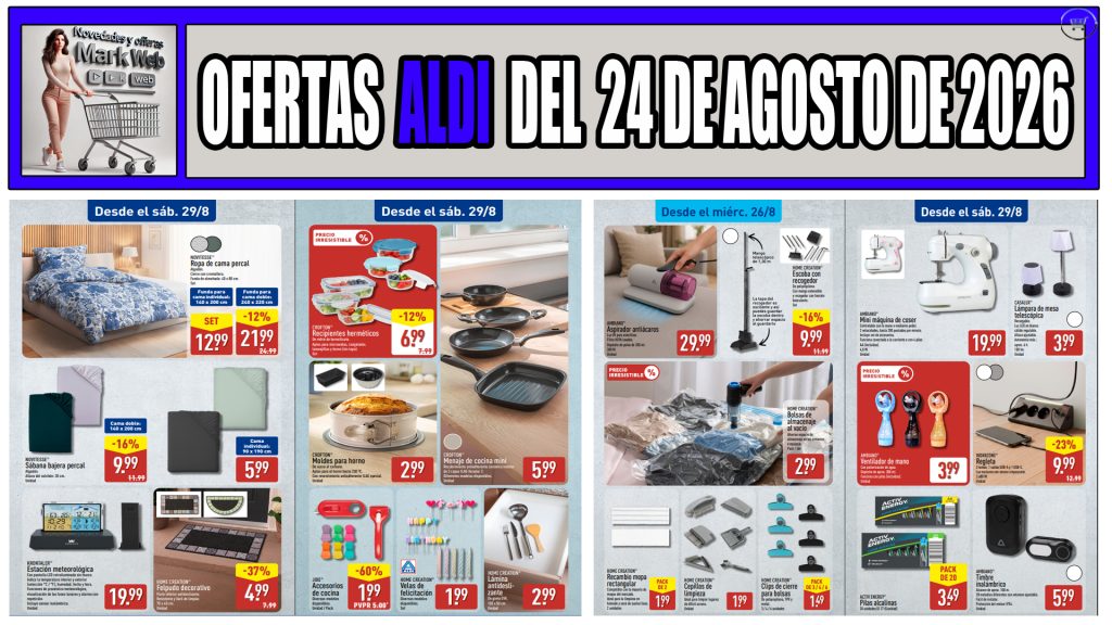 Catálogo ALDI del 24 al 30 de agosto de 2026