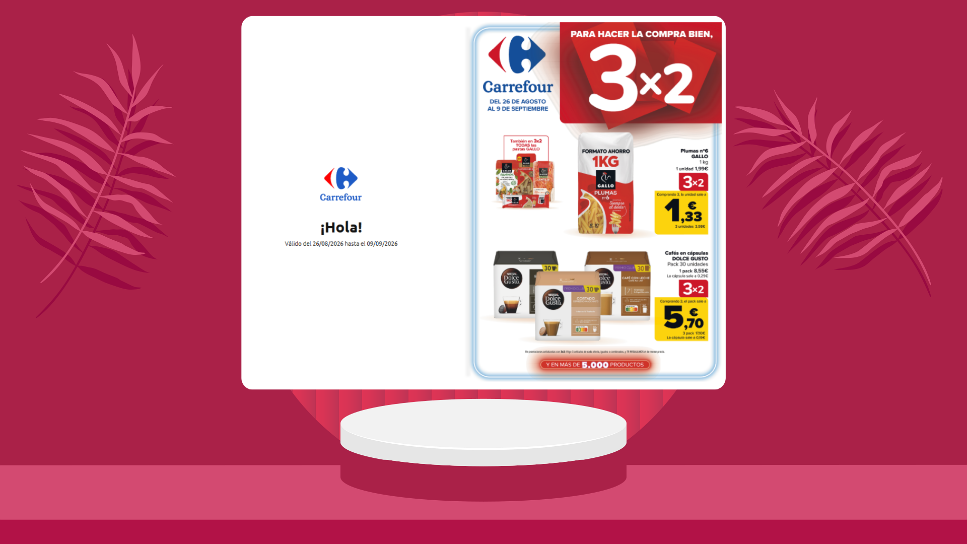 Ofertas Catálogo 3×2 Carrefour hasta el 9 de septiembre de 2026