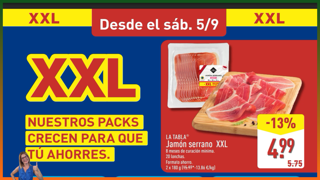 Jamón serrano XXL