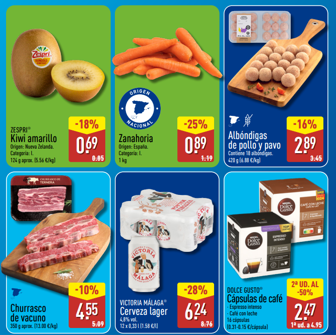 ALDI prepara un fin de semana de ofertas con hasta un 50% de descuento