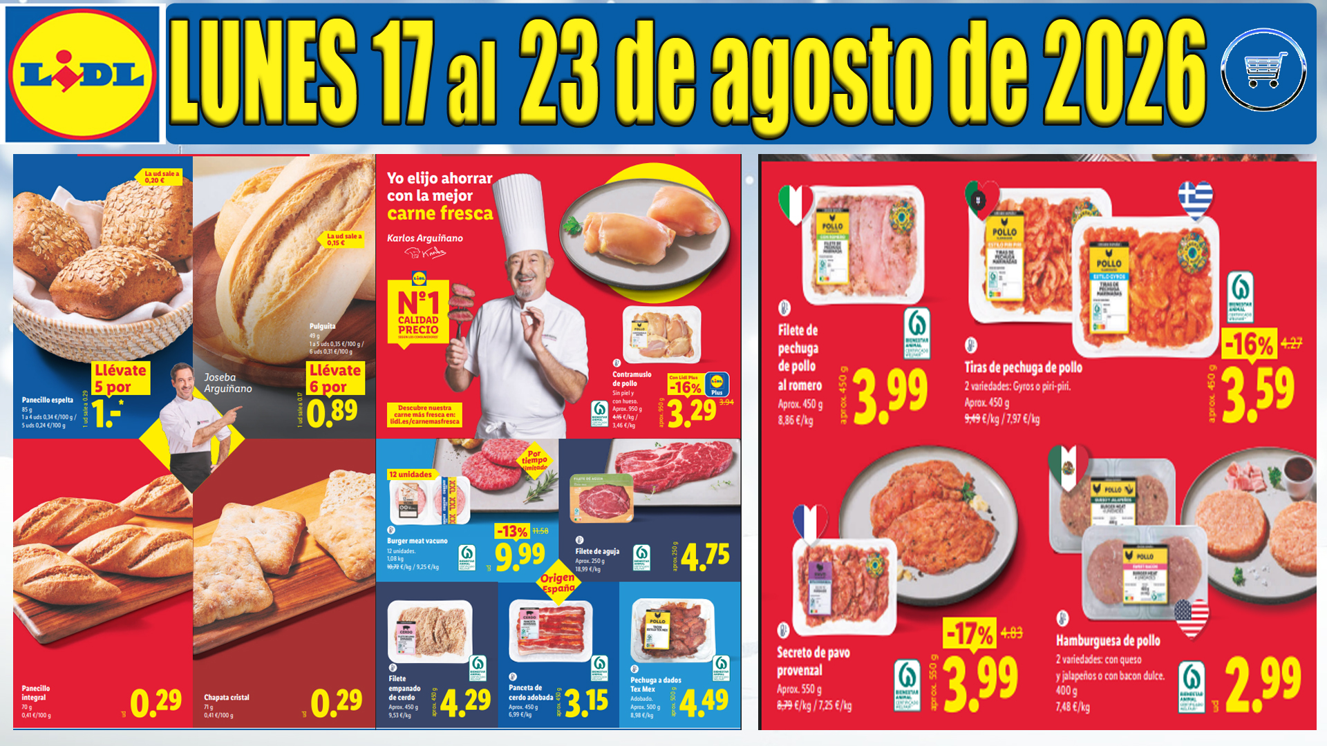 Catálogo Lidl del 17 al 23 de agosto de 2026: ofertas de la semana