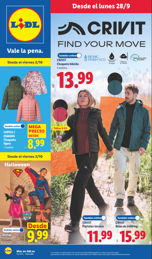 👉 Ver todas las ofertas Lidl Bazar del 28 de septiembre al 4 de octubre