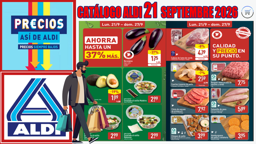 Catálogo ALDI del 21 al 27 de septiembre de 2026: ofertas, precios y promociones