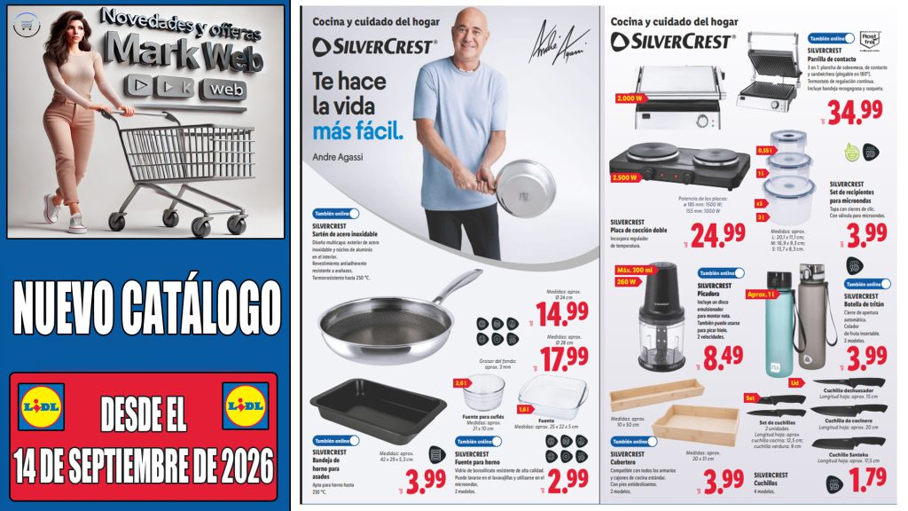 Folleto Lidl bazar del 14 al 20 de septiembre de 2026: ofertas en hogar, bricolaje, moda y deporte
