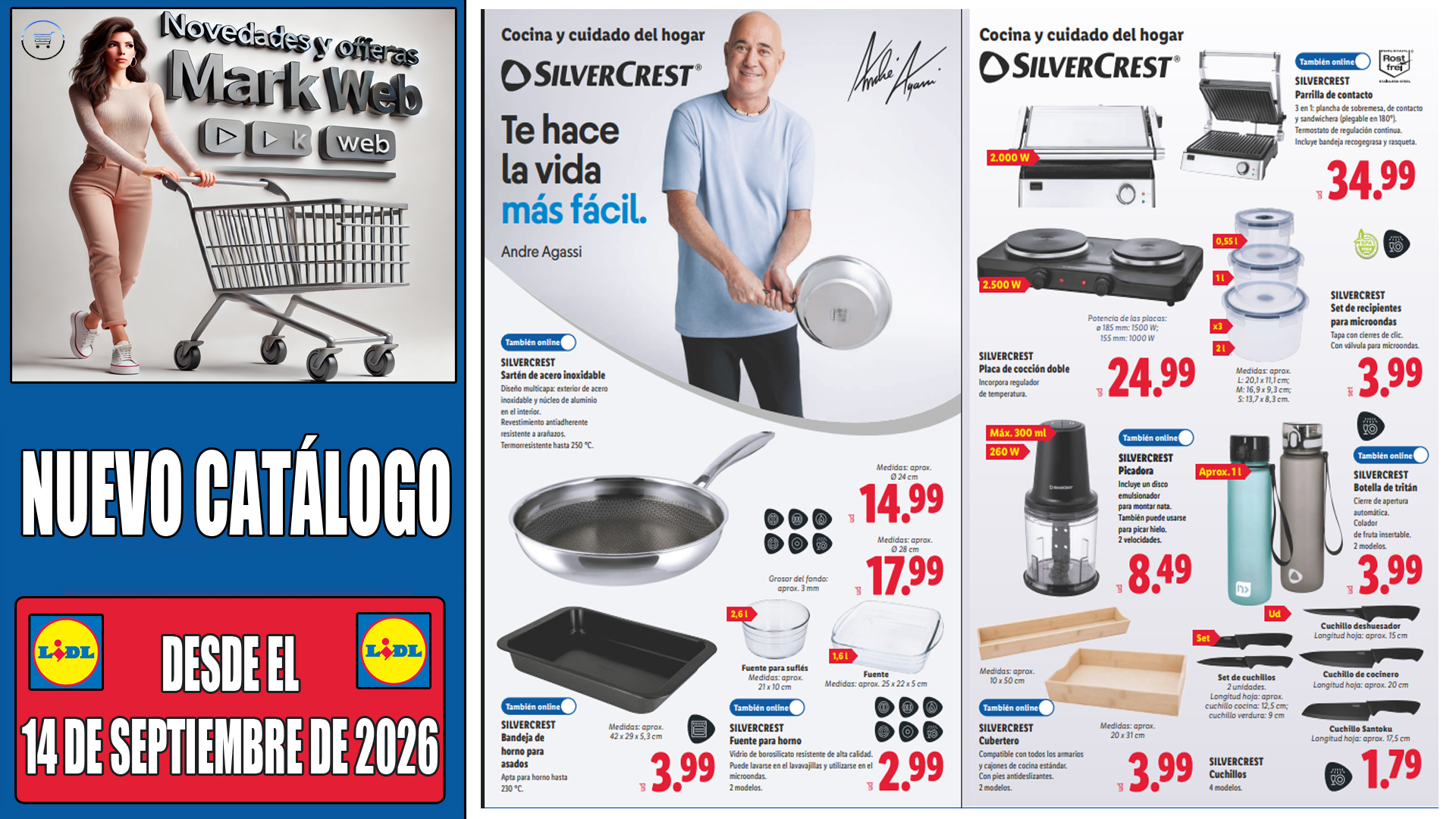 Folleto Lidl bazar del 14 al 20 de septiembre de 2026: ofertas en hogar, bricolaje, moda y deporte
