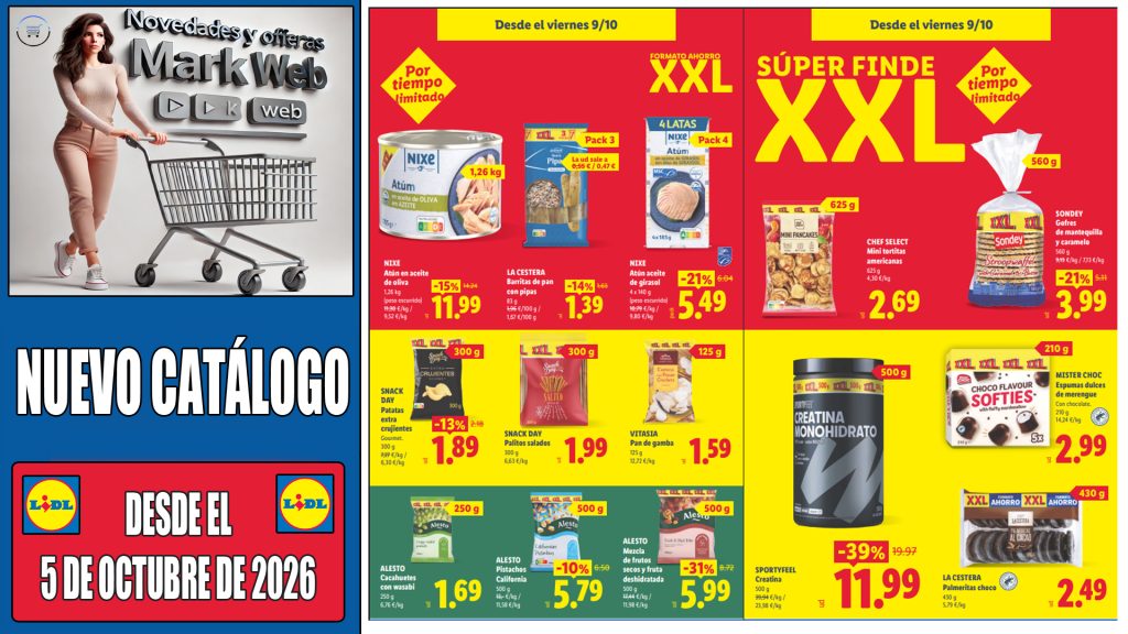 Catálogo Lidl del 5 al 11 de octubre de 2026: todas las ofertas, novedades y productos que llegan al supermercado