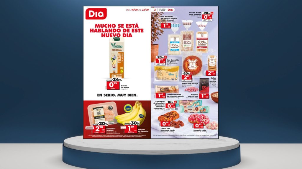 Próximo folleto DIA del 16 al 22 de septiembre de 2026: ofertas y descuentos de la semana