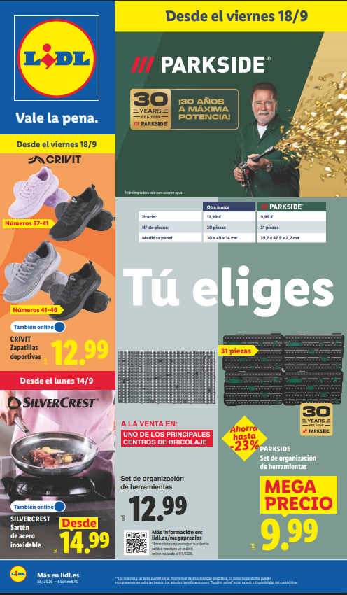 Folleto Lidl Bazar del 14 al 20 de septiembre de 2026