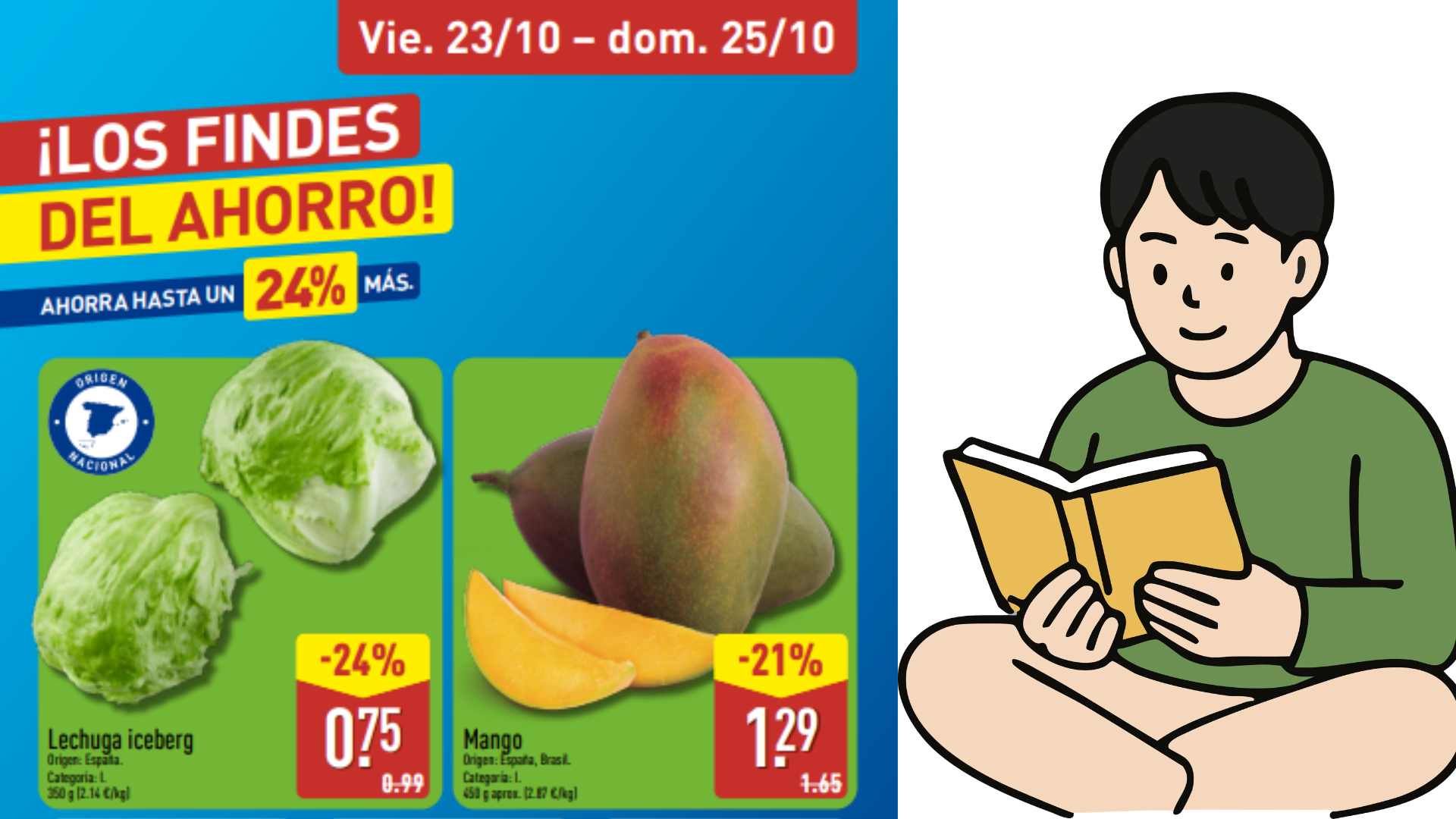 ALDI tira los precios este fin de semana_ lechuga por 0,75 €, mango por 1,29 €