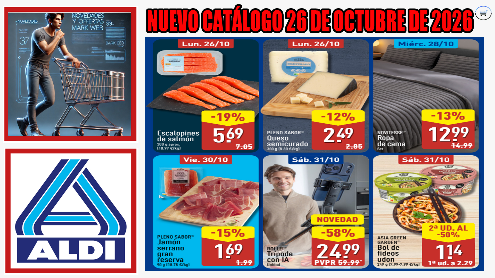 Catálogo ALDI del 25 de octubre de 2026 ofertas y novedades